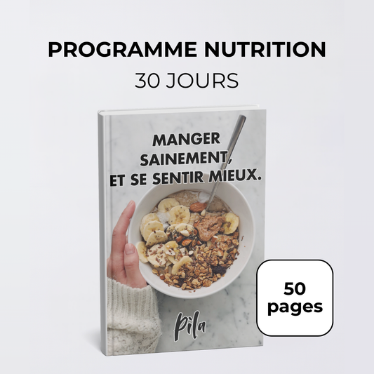 OFFERT - Programme Nutrition 30 jours (Accès illimité)