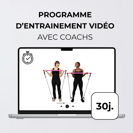 Vidéos d'entraînement 30 jours (Accès illimité)